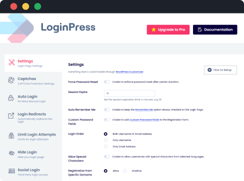 Built-in Security Features
