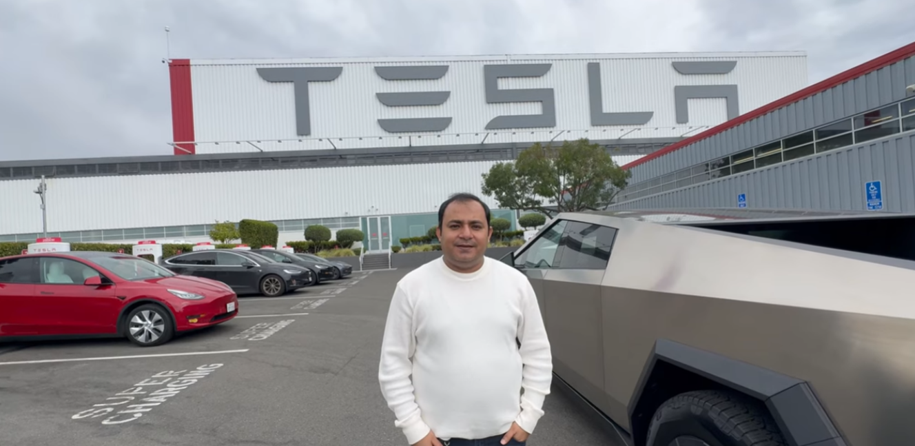 CEO at Tesla factory — video poster