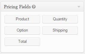 Gravity forms pricing fields, gravity forms plugin