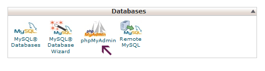 phpMyAdmin Database