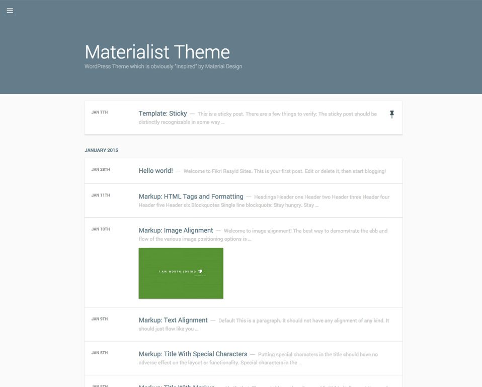 5 Free and Premium Material Design WordPress Themes