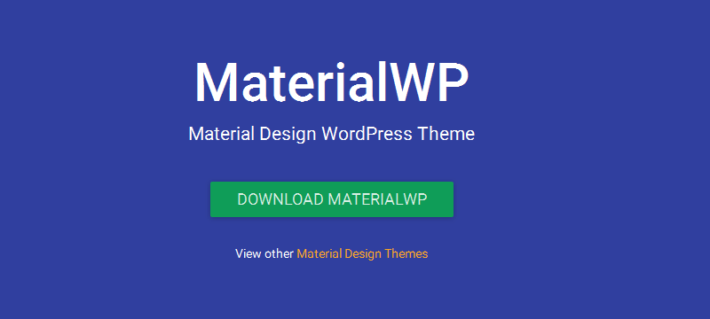 5 Free and Premium Material Design WordPress Themes, Material Design WordPress themes