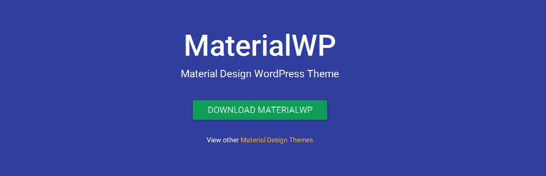 Free Material Design WordPress Themes