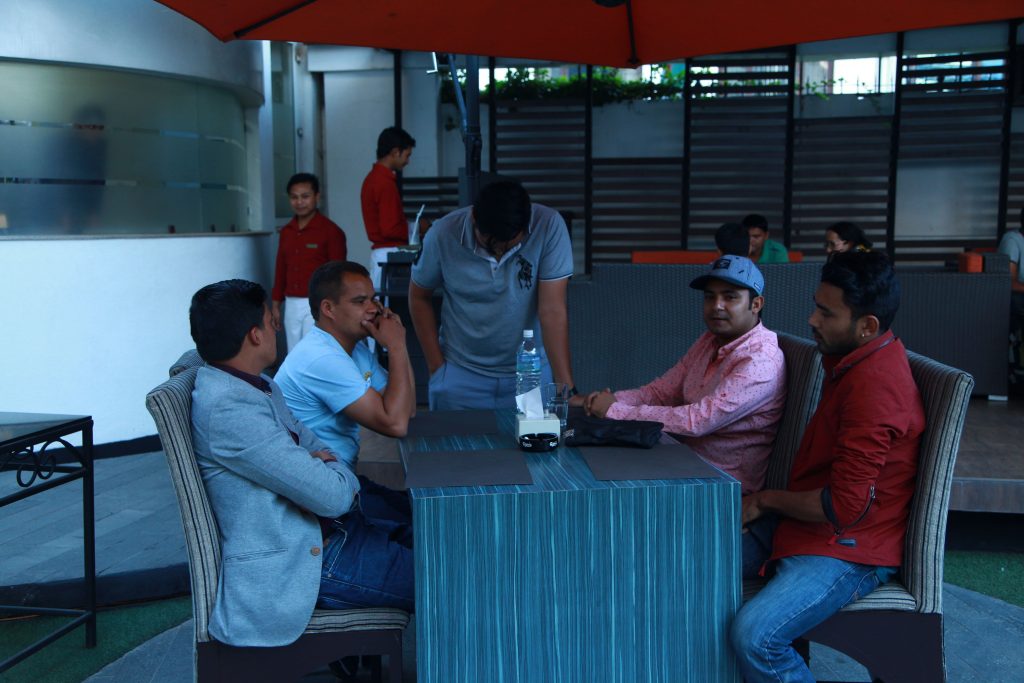 speaker dinner at wordcamp kathmandu 2017