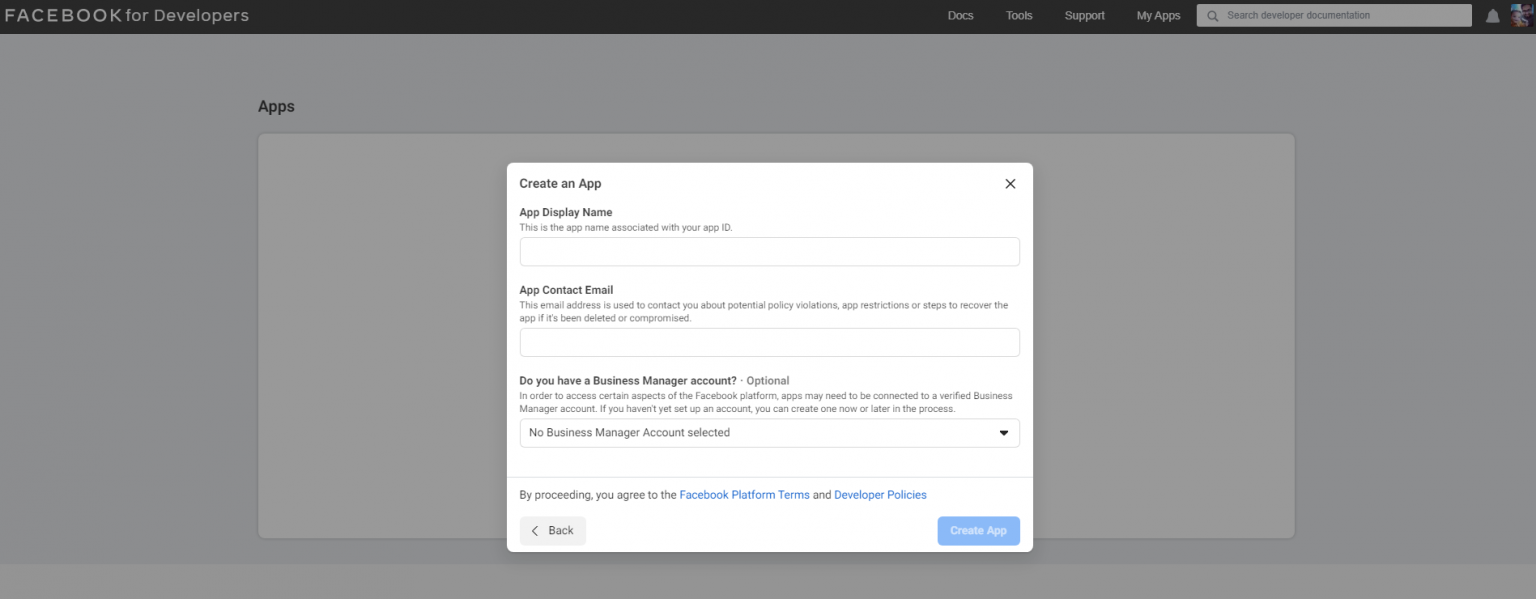 How to create Facebook App and get App ID and secret? WPBrigade