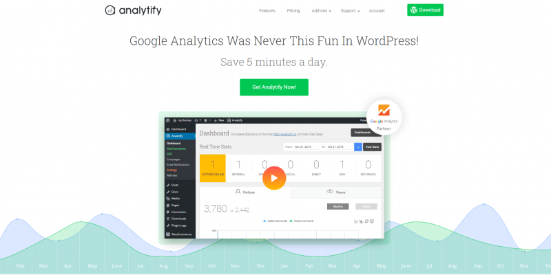 Analytify WordPress Plugin, Google Analytics Plugin