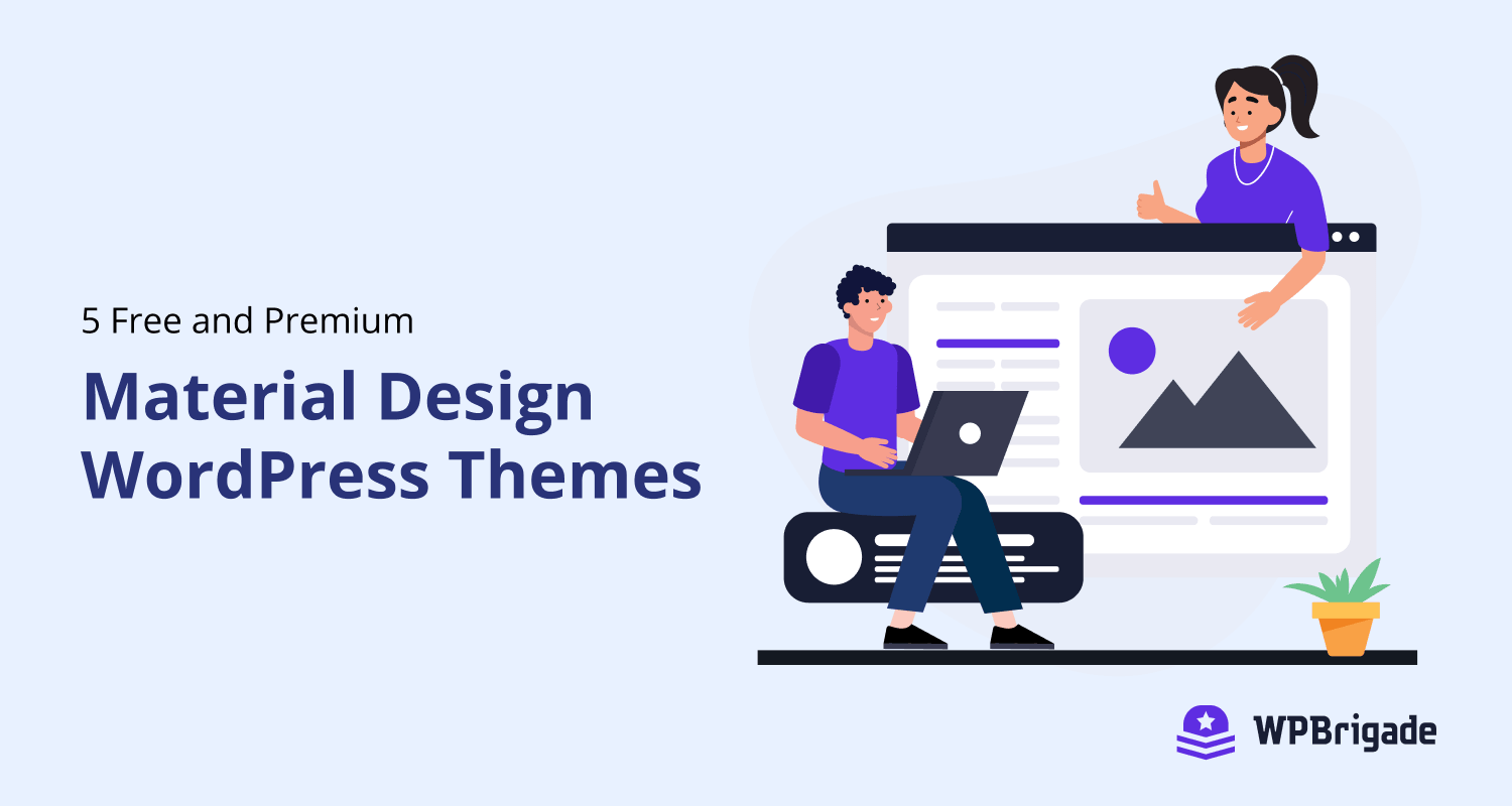 material design wordpress themes