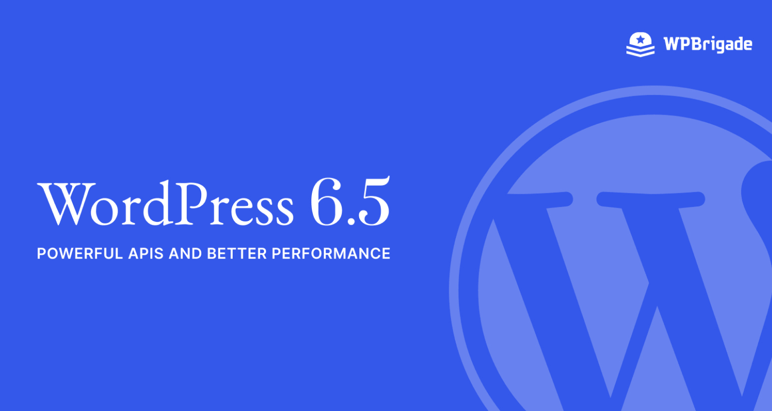 WordPress 6.5: Powerful APIs and Better Performance