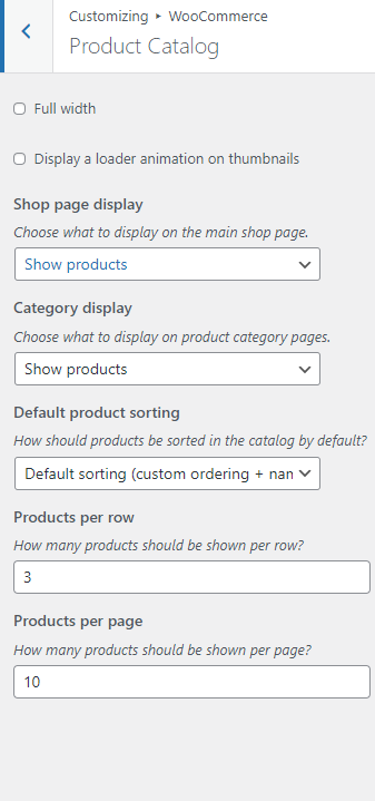 customize product catalog