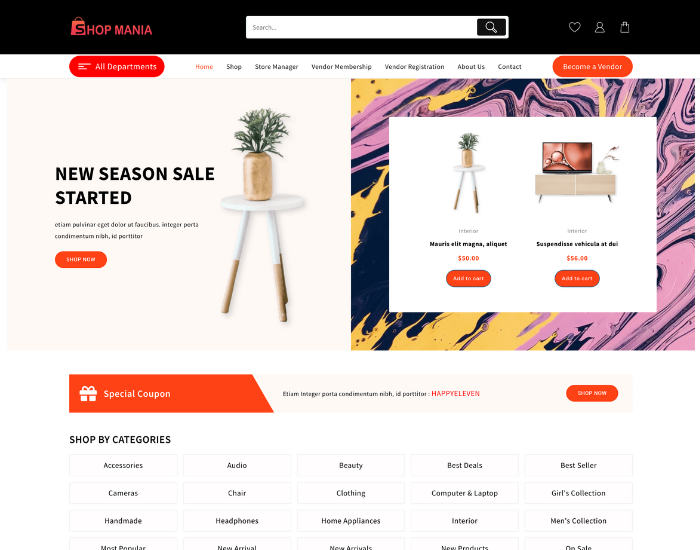 Shop Mania - Best Free WooCommerce Themes