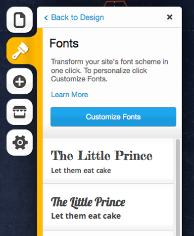 customize fonts