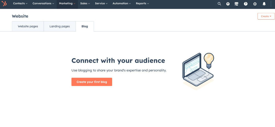 hubspot publishing tool