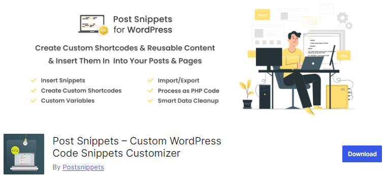 Post Snippets Plugin WordPress org 