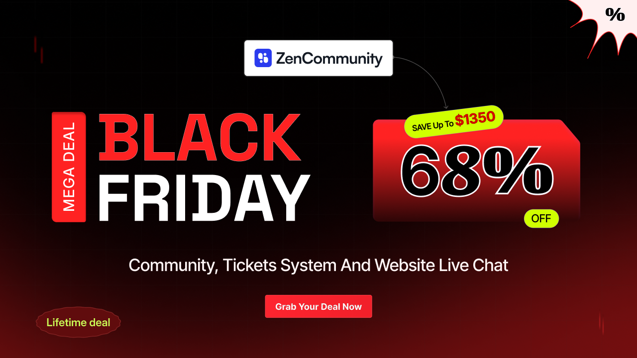ZenCommunity Black Friday Deals Banner