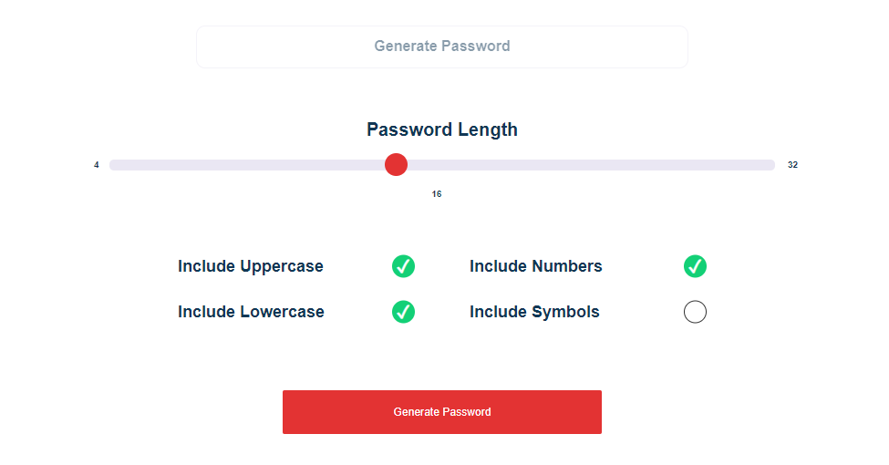 Generate Password