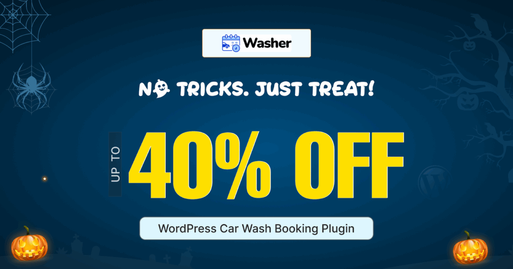 washer plugin halloween banner