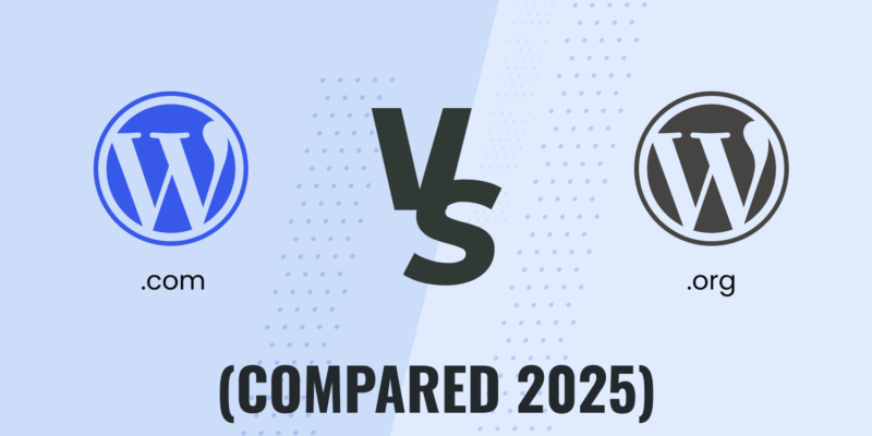 Wordpress.com vs wordpress.org differences