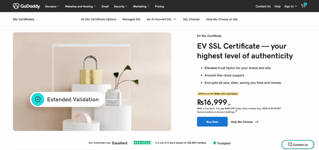 Extended validation ssl which is a paid ssl for wordpress ssl certificate