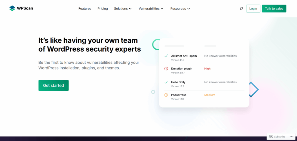 WPscan wordpress penetration testing tool