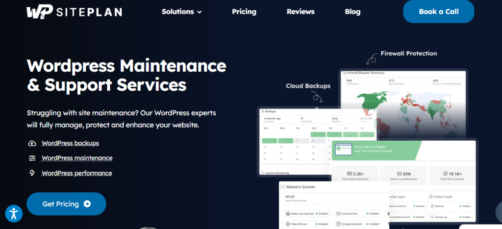 WP SitePlan: wordpress security maintenance