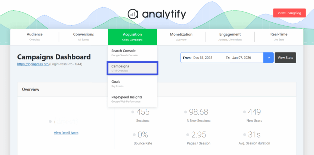 Check campaign tracking from analytify to get more customer reviews