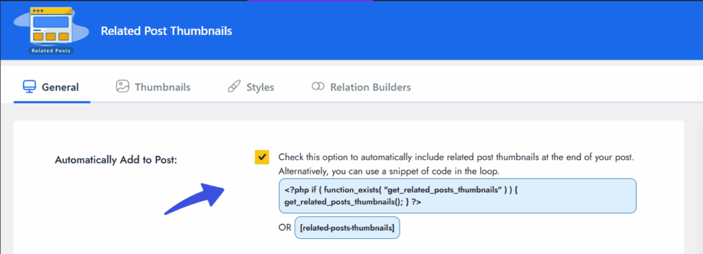Add related posts to end of your post