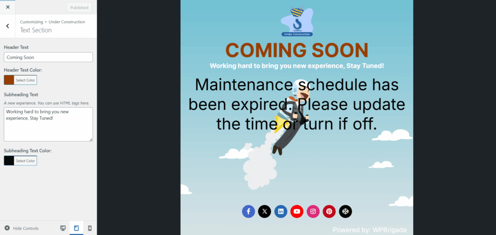 Check changes done in preview mode