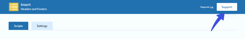 Contact support for wp headers and footers