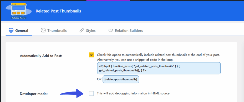 Enable developer mode