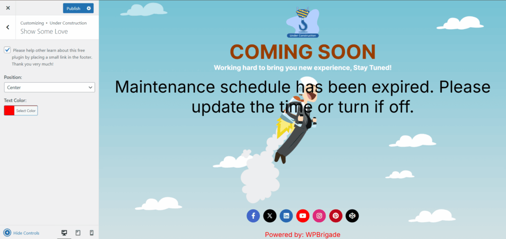 Preview of show some love text