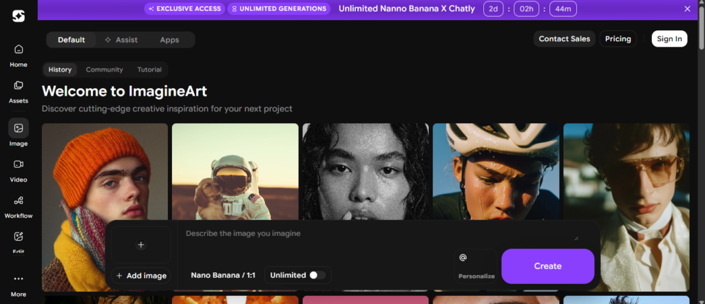 ImagineArt– Best AI Tool for Design