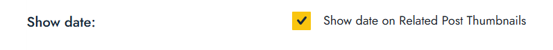 Show date on related posts in rpt plugin