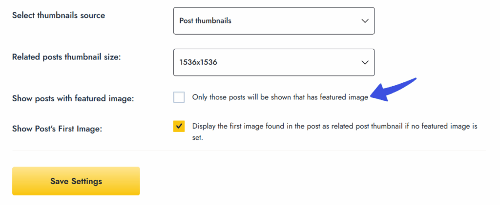 Show posts having feature images in rpt