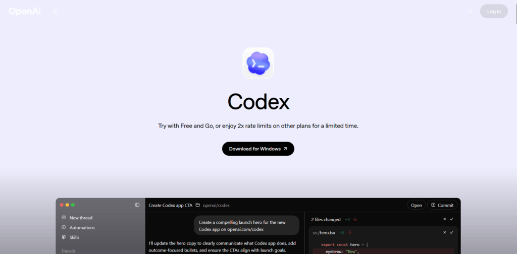 Chatgpt vs gemini codex coding platform 