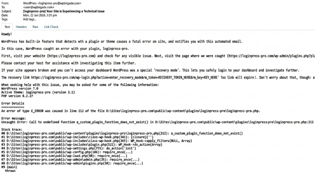 Hosting control panel showing PHP version selector to upgrade to PHP 8.1 or higher