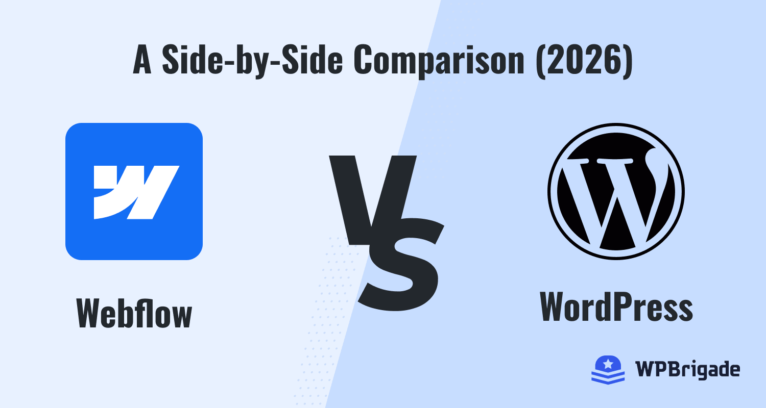 Webflow vs WordPress: A Side-by-Side Comparison (2026) 