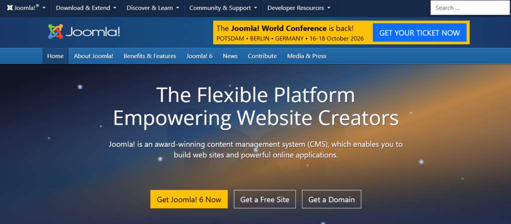 Joomla administrator screen listing articles and categories
