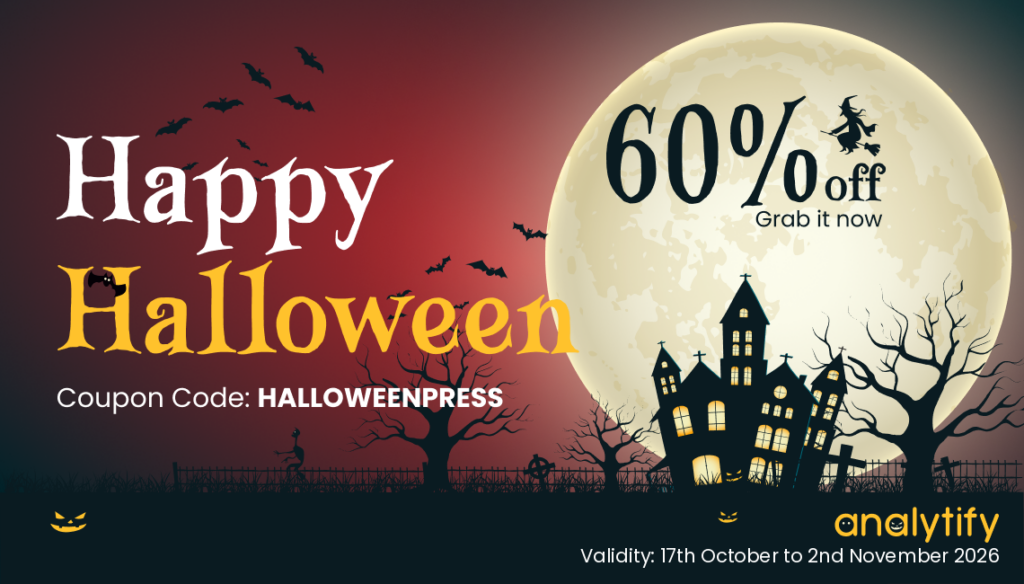 Analytify Halloween Sale 2026 Banner